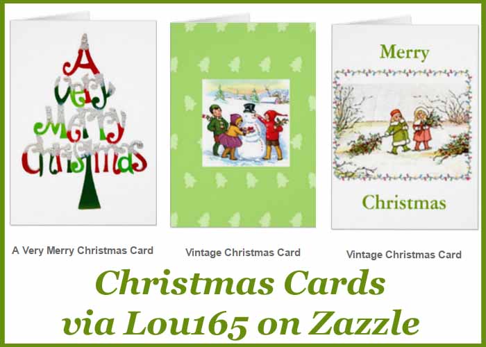 Christmas Cards Collection via Lou165 on Zazzle