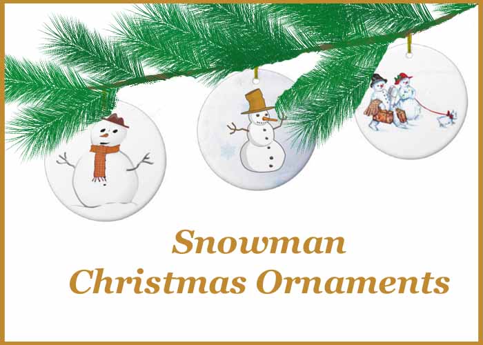 Winter Snowman Christmas Ornament Collection